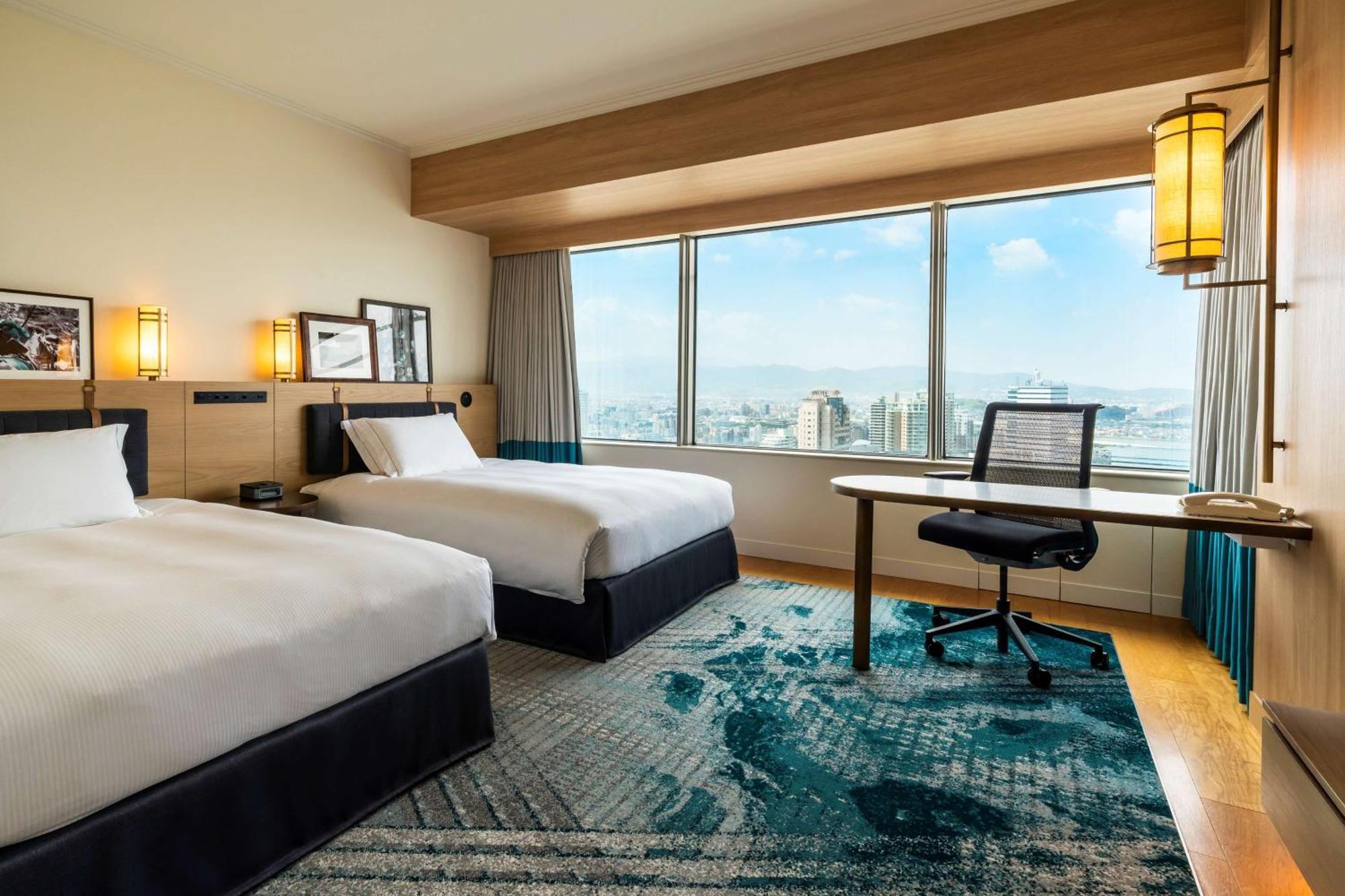 Hilton Fukuoka Sea Hawk Otel Dış mekan fotoğraf