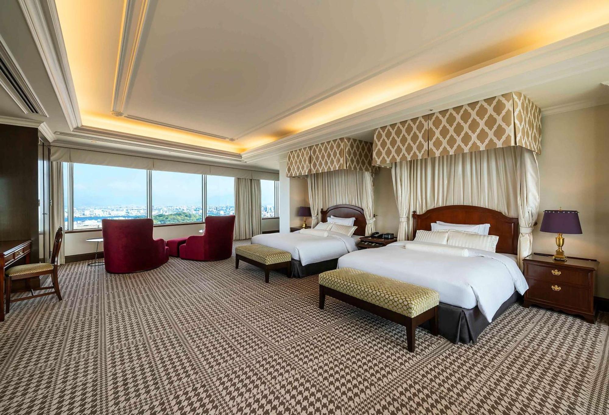 Hilton Fukuoka Sea Hawk Otel Dış mekan fotoğraf